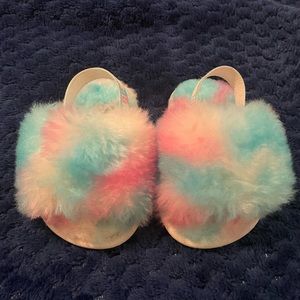 UGG Baby Walker Shoes in Pink and Blue